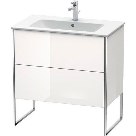 Duravit Xsquare Floor Standing Vanity Unit White High Gloss XS444602222